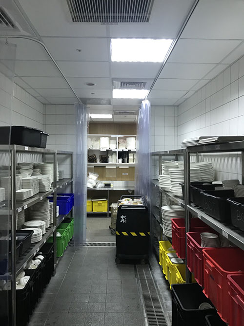 台北廚房塑膠布門簾安裝